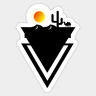 DESERT TRIANGLE Sticker